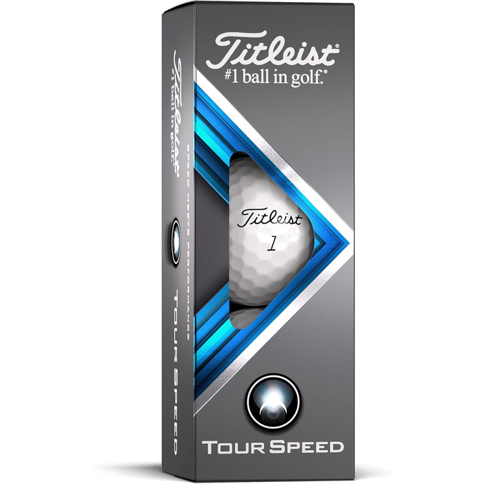 Гольф-м'яч Titleist Tour Speed, білий, універсальний розмір