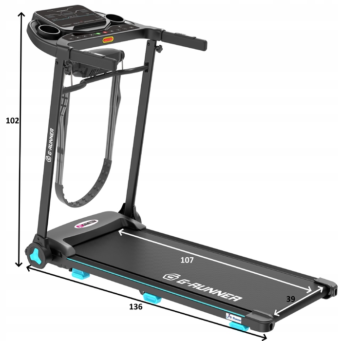 Електрична бігова доріжка FIT-NET 410 з масажером, до 100 кг
