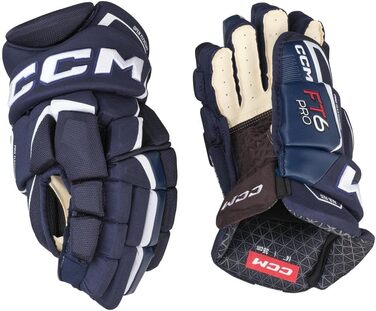 Хокейні рукавички CCM Jetspeed FT6 PRO Senior 15'' сині/білі