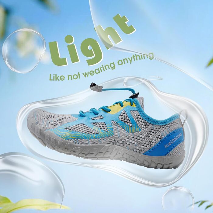 Дитячі шкарпетки-капці IceUnicorn для плавання та прогулянок, дихаючі, для хлопчиків та дівчаток, розмір 30 EU, темно-синій