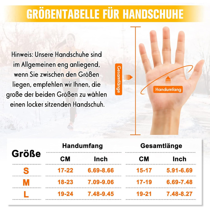Рукавички для бігу з сенсорним екраном GXCROR, флісові, теплі, вітрозахисні, зимові для чоловіків та жінок, для активного відпочинку