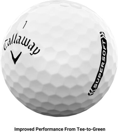 Гольф-м'ячі Callaway Supersoft 2023 білі