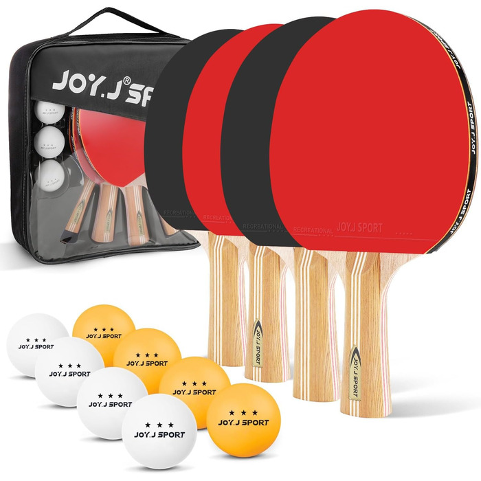 Набір для пінг-понгу: стіл, ракетки, м'ячі. Ідеально для дітей, початківців, сімей та професіоналів. Комплект S3, S4, 4 ракетки