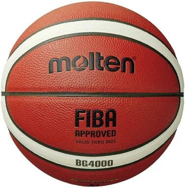 Баскетбольний м'яч Molten BG4000, розмір 5, помаранчевий/слонова кістка