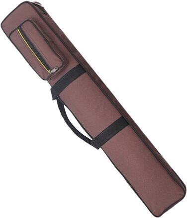 Чохол для кия Billard, захисний, для 1/2 кия, з ручкою, зносостійкий, колір кавовий