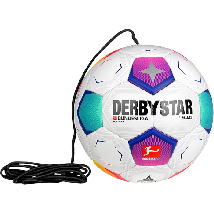 Футбольний м'яч Derbystar Multikick білий, розмір 5