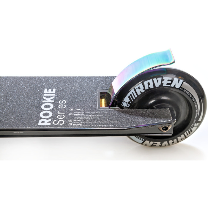 Самокат Raven Rookie, чорний, 2 колеса