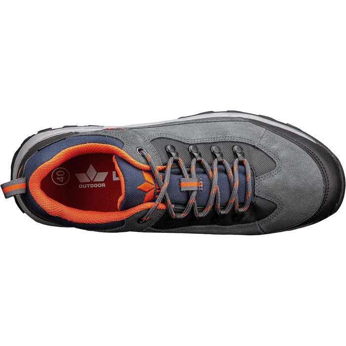 Кросівки Lico Milan Low для бігу та повсякденного носіння, унісекс, 45 EU, сіро-помаранчеві