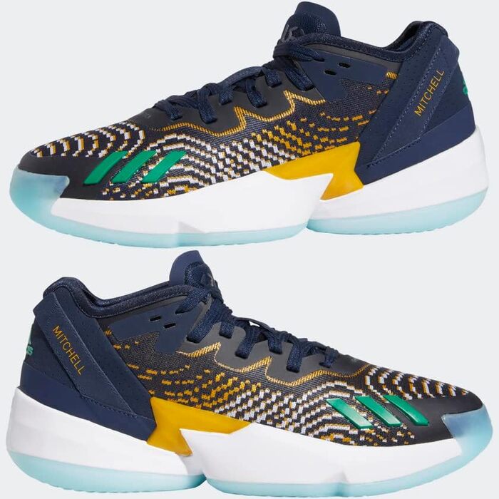 Кросівки баскетбольні adidas Unisex D.o.n. Issue 4 Team Navy/Team Green/Team College Gold, 10.5 US