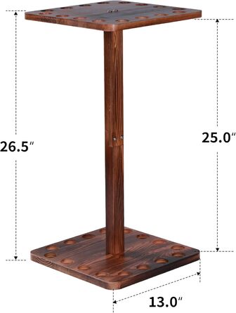 Стенд для більярдних київ (до 16 шт.) з натурального дерева - органайзер для більярдного столу