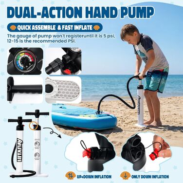 Надувне SUP-борд для дітей та підлітків. Комплект з аксесуарами. Макс. вага: 75/80/120 кг. Дизайн 