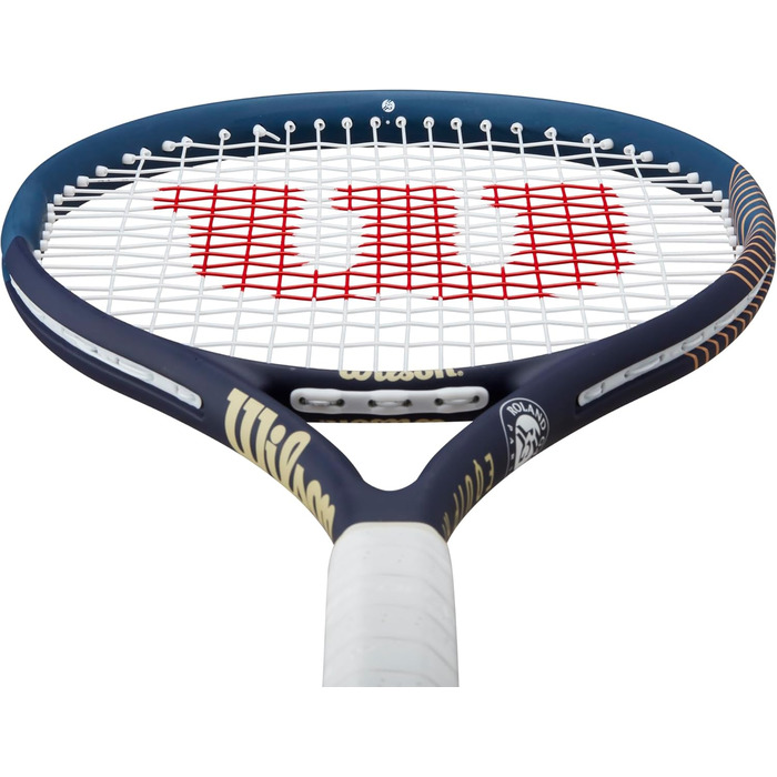 Тенісна ракетка Wilson Blade 101L V9 для дорослих, синьо-біла, розмір 4-1/8