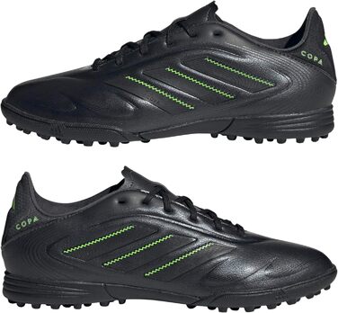 Дитячі футбольні бутси Adidas Copa Pure III League Turf для штучного покриття (28 EU, чорний/сірий/лимонний)