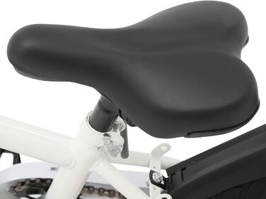 Дитячий велосипед 16 дюймів для дітей 5-8 років, регульований за висотою, з підставками та LED-ліхтариками, сірий