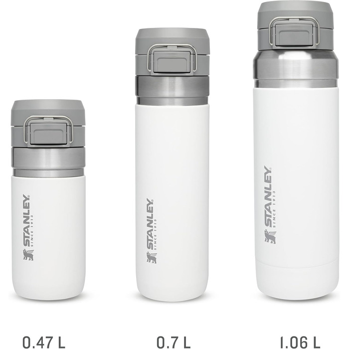 Термос-пляшка Stanley Quick Flip з нержавіючої сталі, 7+ годин холодної води, BPA-free, герметична, для води, з кришкою-диспансером, можна мити в посудомийці