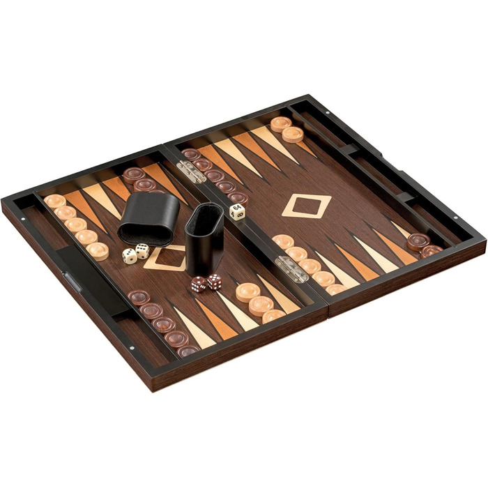 Настільна гра Backgammon Philos 1159 Anafi велика дерев'яна