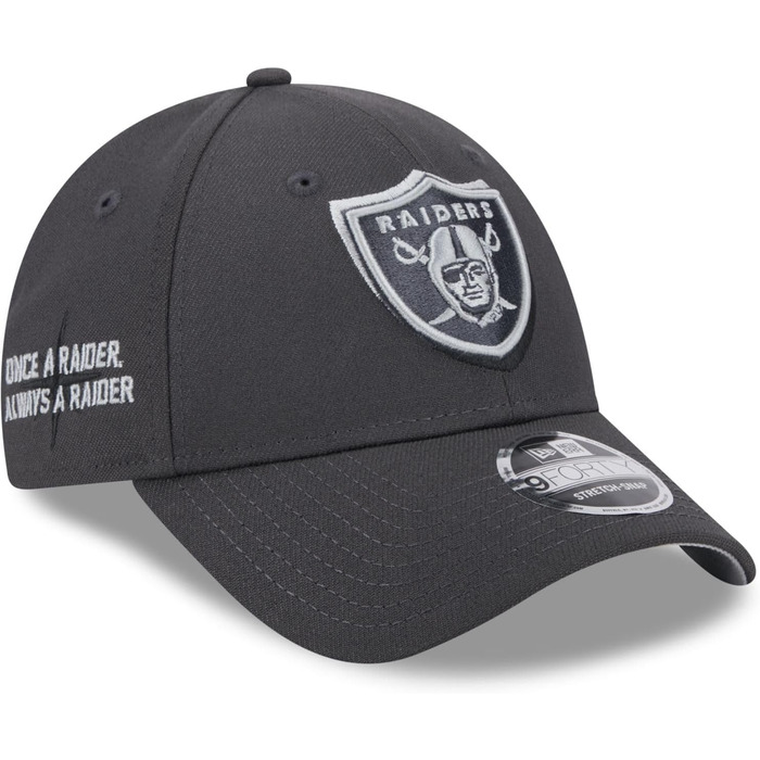 Кепка New Era 9Forty Stretch Snapback NFL Las Vegas Raiders (2024 Draft)