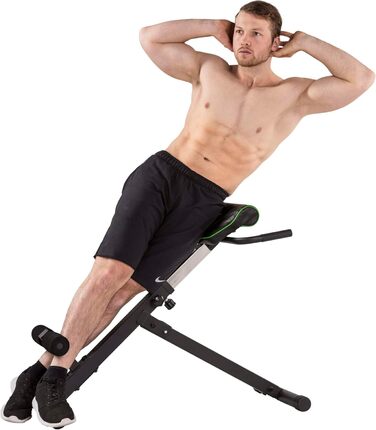 Тренажер для спини Tunturi CT40, гіперекстензія, регульований римський стілець на 7 положень, складаний