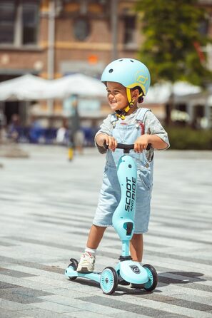 Highway Kick 1 Scoot & Ride 2-в-1 кікборд зі сидінням (блакитний, універсальний розмір)