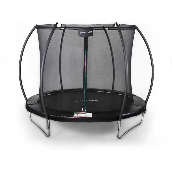 Батут для дітей Outdoor 8FT (244 см) з захисним оградою та м'якими ніжками. Максимальне навантаження 100 кг.