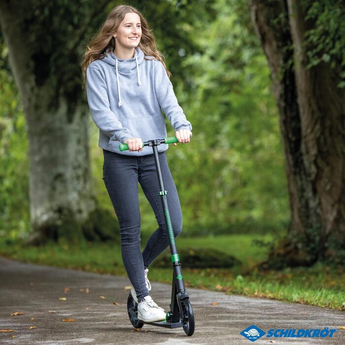 Скутер Schildkröt City Scooter Street Artist 2.0: Алюмінієвий, складаний, ABEC7, до 100 кг, зелений