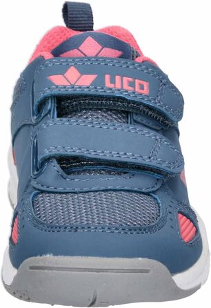 Дитячі кросівки для залу Lico Peyton V унісекс, сіро-рожеві, розмір 34 EU