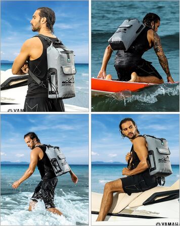 Водонепроникний рюкзак IDRYBAG Dry Bag 40L (сірий) - 30L, 40L, Kajak Dry Bag