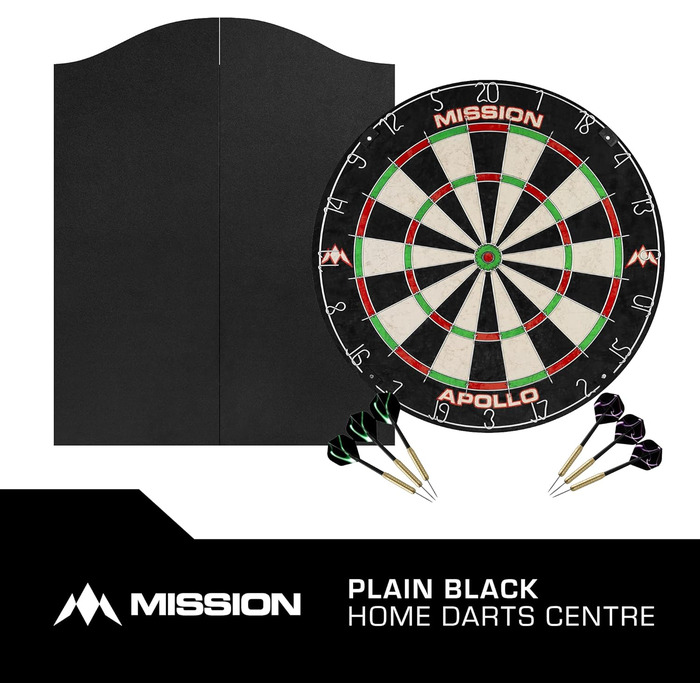 Дартс-набір Mission Darts Home Center з мішенню та 2 комплектами дротиків