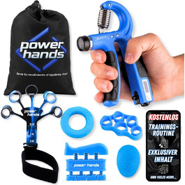 POWER HANDS Супер-кіт для тренування сили хвата - тренажер руки, пальців, передпліччя