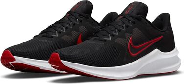Кросівки для бігу Nike Downshifter 10 чоловічі (42.5 EU, чорний, білий, сірий, червоний)