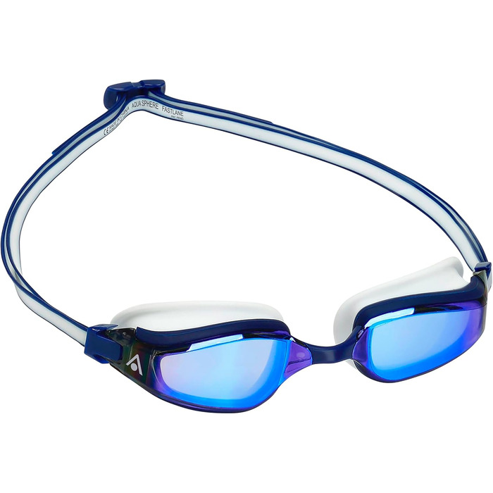 Окуляри для плавання Aquasphere Fastlane з блакитними дзеркальними лінзами, для дорослих, унісекс