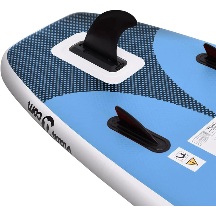 Надувна SUP-дошка LAPOOH 330x76x10 см морська синя, комплект для сапсерфінгу з веслом, сидінням та аксесуарами