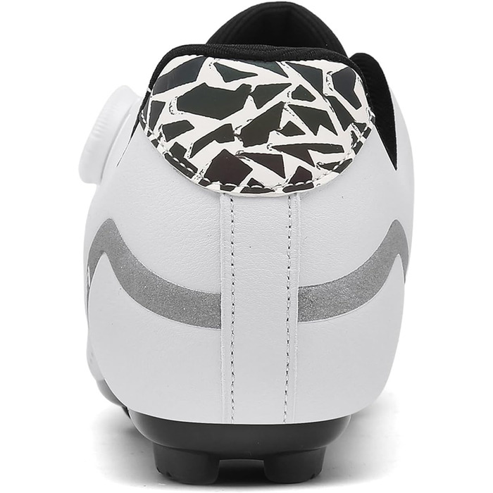 Велотуфлі для шосейної їзди для чоловіків, сумісні з педалями Look SPD SPD-SL Delta Lock, білі (45 EU)