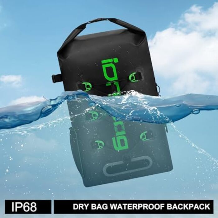 Водонепроникний рюкзак IDRYBAG для жінок та чоловіків, 40 л, для каякінгу та водних видів спорту