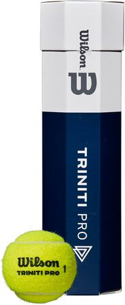 Тенісні м'ячі Wilson Triniti Pro, жовті, 4 шт.