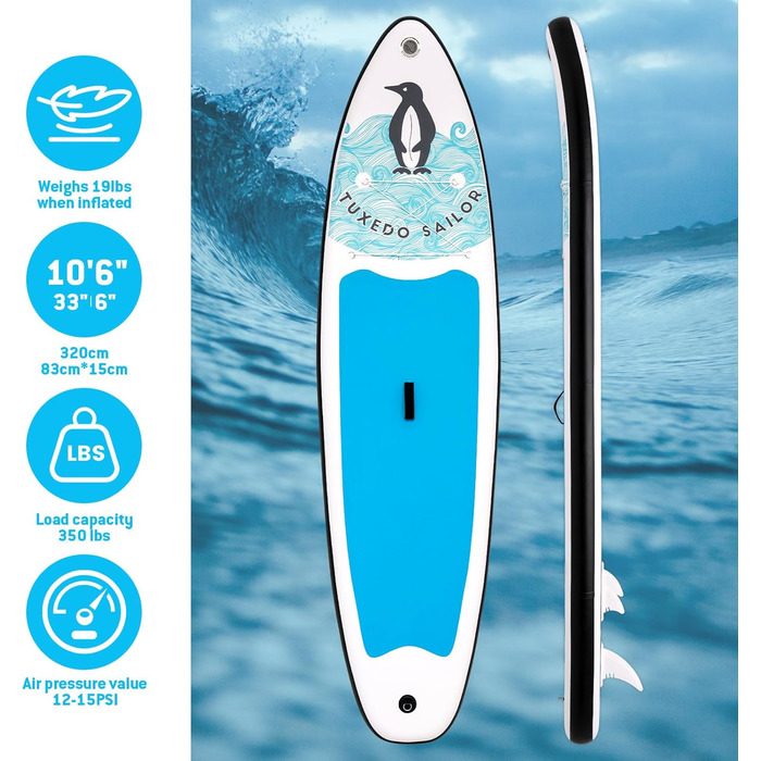 Надувна SUP-дошка Tuxedo Sailor 10'6