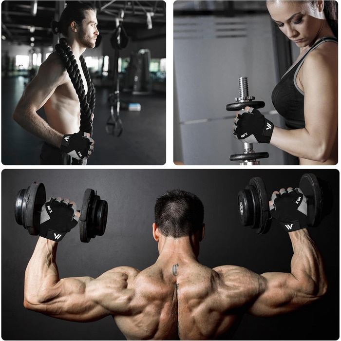 Фитнес-рукавички Westwood Fox для тренувань: неслизькі, амортизуючі, для важкої атлетики, з підкладкою, дихаючі, без пальців, підтримка відсутня