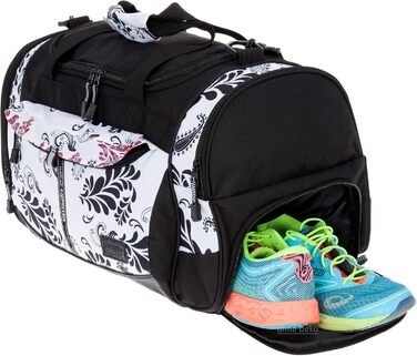 Спортивна сумка ALESSANDRO/ELEPHANT Mate 55 см 45 л, білий пейслі, для фітнесу та подорожей