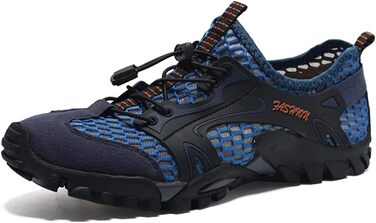 Чоловічі спортивні сандалії FLARUT для туризму та хайкінгу, літні, дихаючі, водонепроникні, блакитні (41 EU)