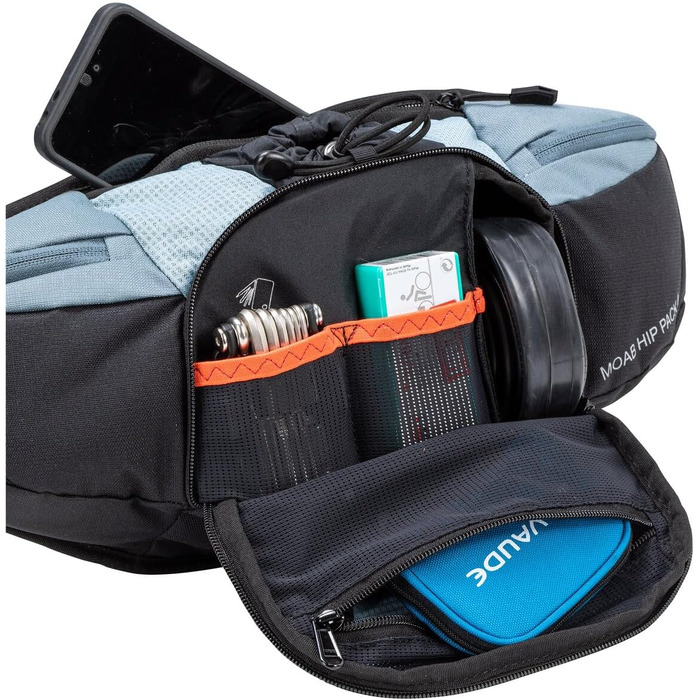 Поясна сумка VAUDE Moab Hip Pack 4 Nordic Blue, універсальна, для спорту та активного відпочинку