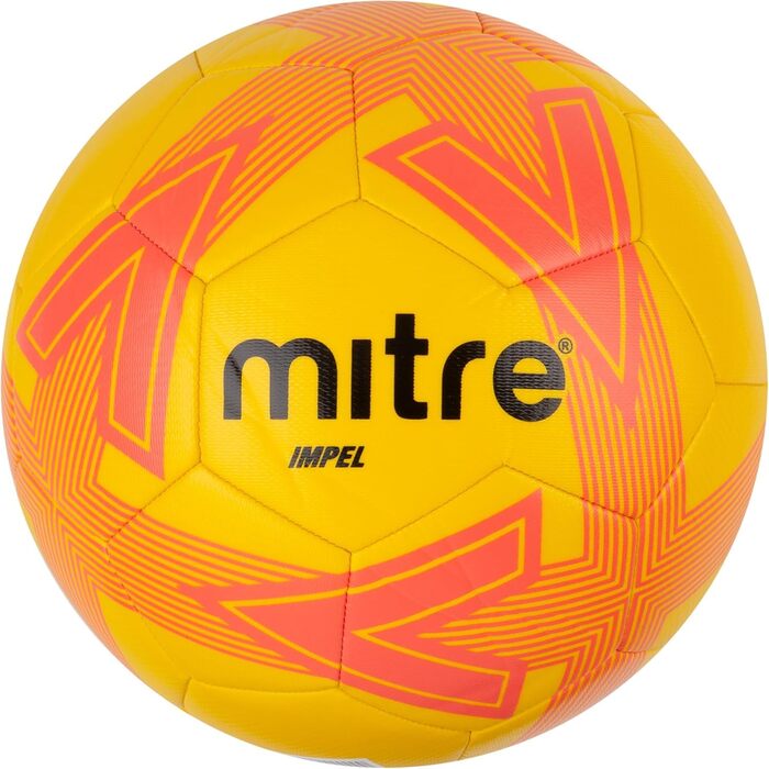 М'яч футбольний Mitre Impel L30P Yellow/Tangerine/Black - для тренувань та гри