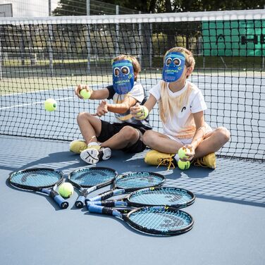 Дитяча тенісна ракетка HEAD Novak Junior 8-10 років, чорна/синя