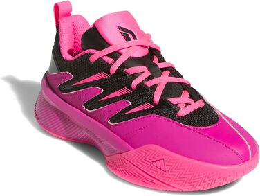 Кросівки баскетбольні adidas 3 Certified для дітей та жінок, розмір EU 22, кольори: Fuchsia, Core Black, Lucid Pink