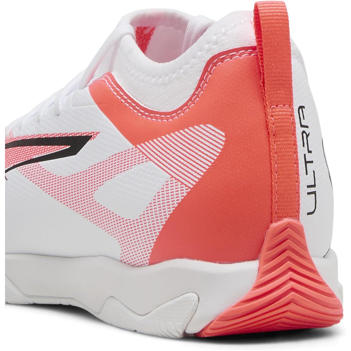 Футбольне взуття PUMA Ultra Match It для чоловіків, 38.5 EU, білий/чорний/червоний (світлодіодне)