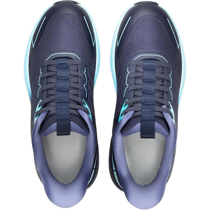 Жіночі спортивні сліпони ALLSWIFIT: зручні, дихаючі, з антиковзаючою підошвою для бігу, тенісу, фітнесу та крос-тренінгу. Білі (41.5 EU, Синій)