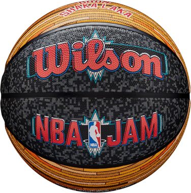 Баскетбольний м’яч Wilson NBA Jam для вулиці, розмір 7