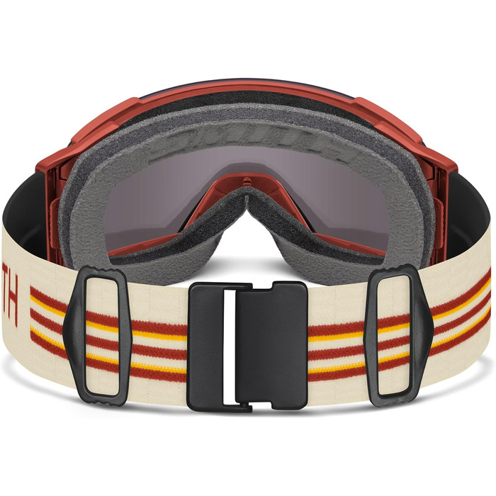 Лижна маска Smith Optics I/O MAG XL Terra ChromaPop Sun Black Gold Mirror, унісекс, дзеркальна, для зимових видів спорту