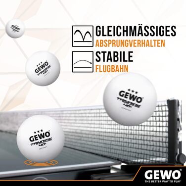 GEWO CS Clip тенісна сітка для настільного тенісу, металева конструкція з кліпсою, регулювання висоти, міцна чорна сітка 152,5 см