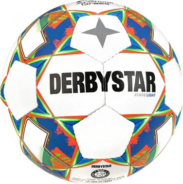 Футбольний м'яч Derbystar Atmos Light AG біло-оранжевий, розмір 4