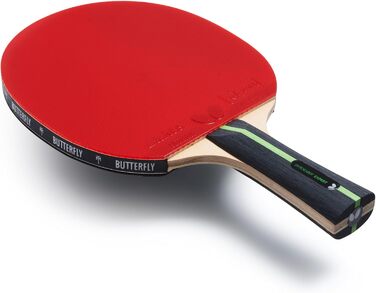 Професійна ракетка для настільного тенісу Butterfly Ovtcharov Expert з ITTF-сертифікатом, липка поверхня, максимальний оберт для змагань